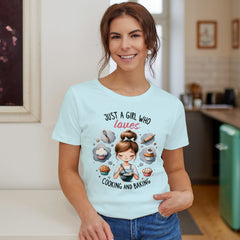 Just a girl Loves Cooking T-Shirt