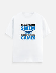 Real Athletes Swim T-Shirt