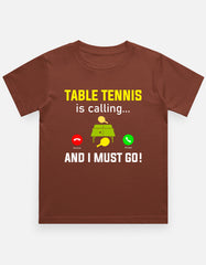 Kids Table Tennis Calling T-Shirt