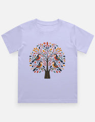 Kids Folk Art Tree T-Shirt