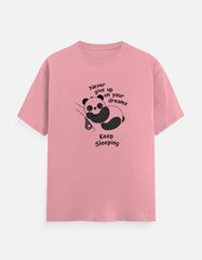 Never Give up on Dreams Panda T-Shirt