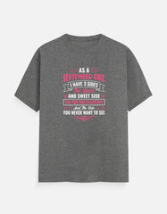 As a September Girl have 3 Sides T-Shirt