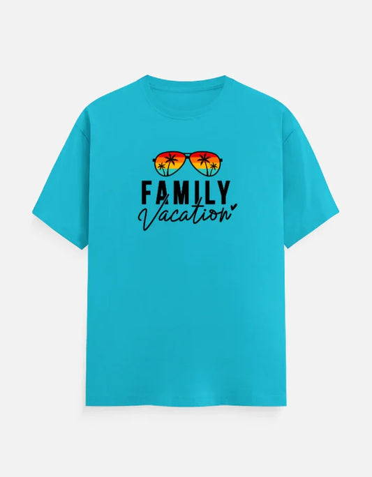 Family Vacation T-Shirt - SkyBlue / S