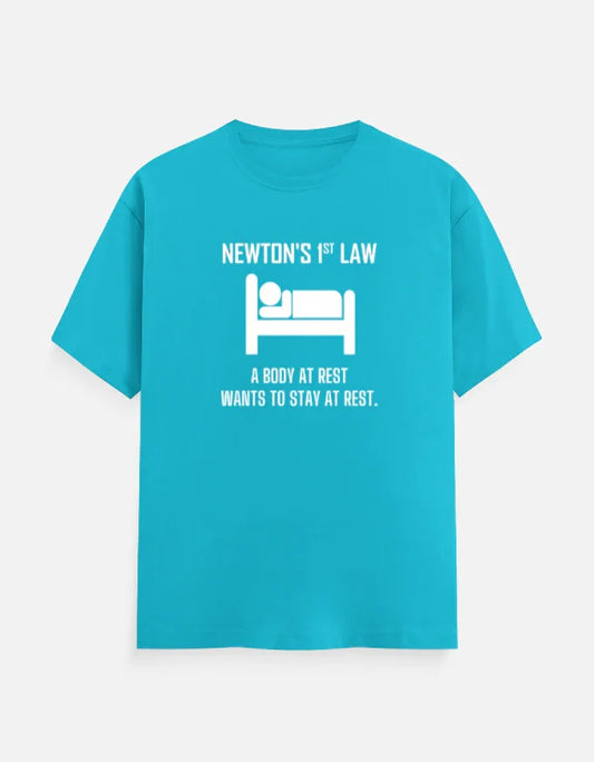 Newton's First Law Physics T-Shirt - Black / XS