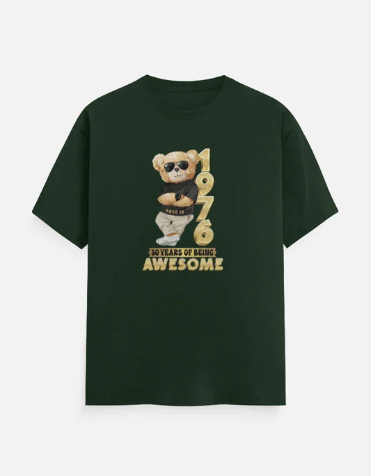 1976 | 50 Years of Being Awesome Teddy Bear Men T-Shirt