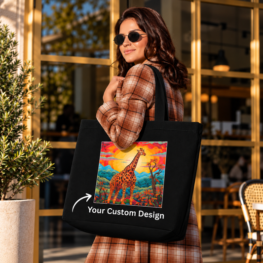 Custom/Personalized Office Everyday Large Tote Bag