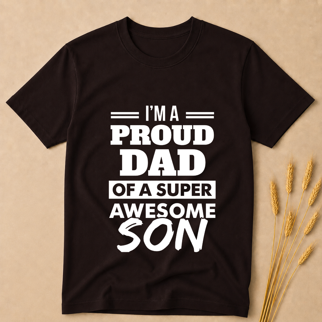 Proud Dad of Awesome Son T-Shirt