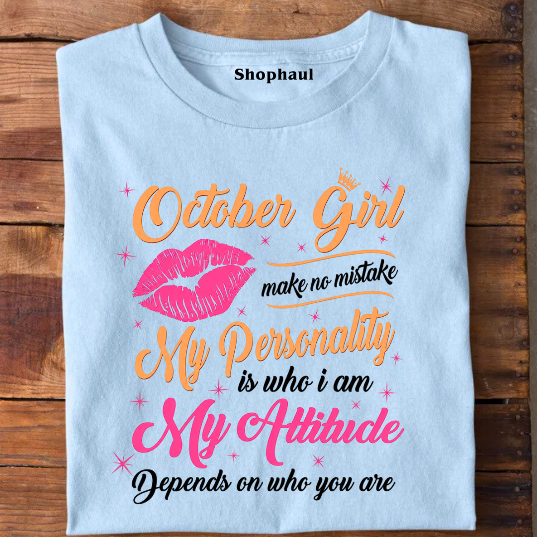 October Girl T-Shirt for Women