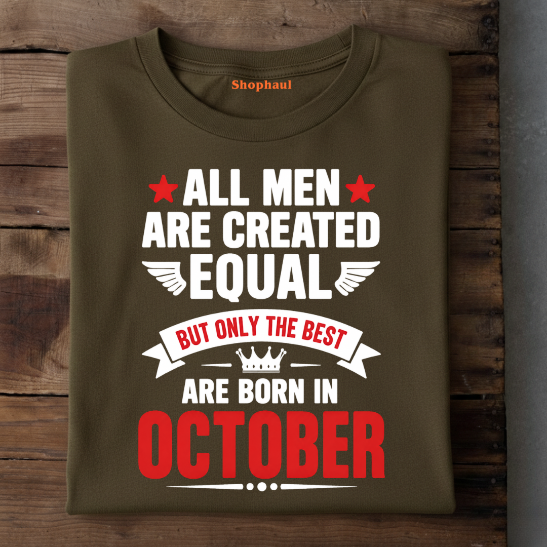Best Born in October T-Shirt