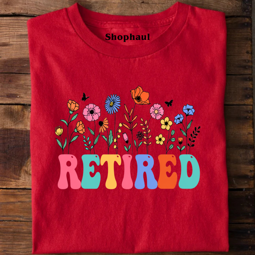 Retired Floral T-Shirt