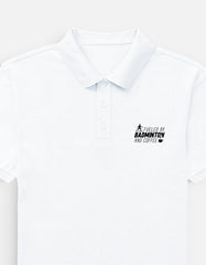 Fueled By Badminton and Coffee Polo T-Shirt