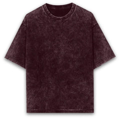 Unisex Acid Wash Oversized T-shirt - Plain