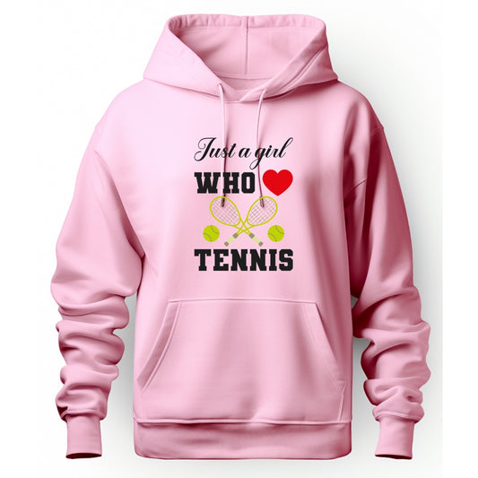 Unisex Just a Girl Who Love Tennis Hoodie