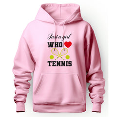 Unisex Just a Girl Who Love Tennis Hoodie