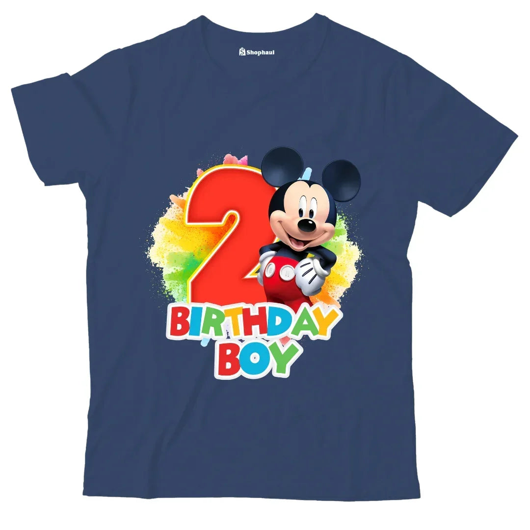 2nd Birthday boy tshirt IN The Shophaul Designs