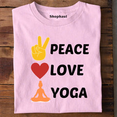 Peace Love Yoga T-Shirt