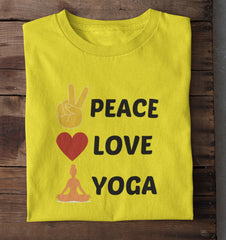 Peace Love Yoga T-Shirt