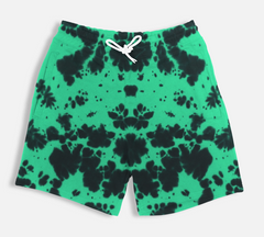 Unisex Tie Dye Shorts - Yellow