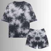 Unisex Tie Dye Oversized T-Shirt Combo (Yellow)