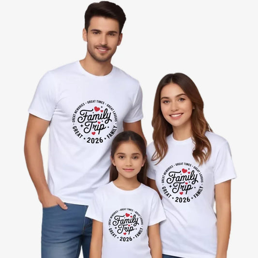 Family Vacation Trip Group T-Shirt - White / S best family travel tshirt,family vacation tshirt,group travel tshirt