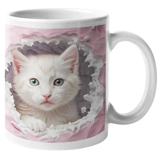 3D CAT MUG IN The Shophaul Designs