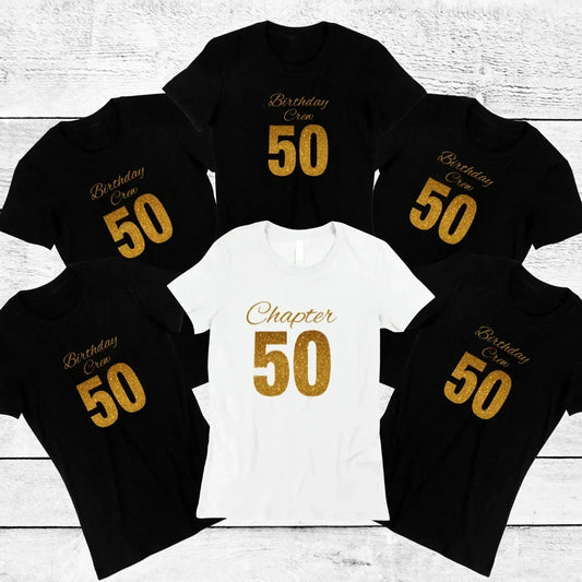 Group 50th Birthday T-Shirt for Men and women
