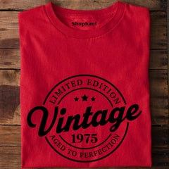 Vintage 1975 | 50th Birthday T-Shirt