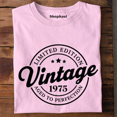 Vintage 1975 | 50th Birthday T-Shirt
