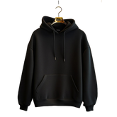 Unisex Plain Hoodie Black - The Shophaul Designs