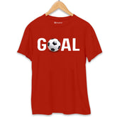 Goal Football T-Shirt Brick-Red-XXL