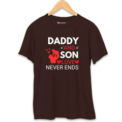 Dad Son Love Never Ends T-Shirt