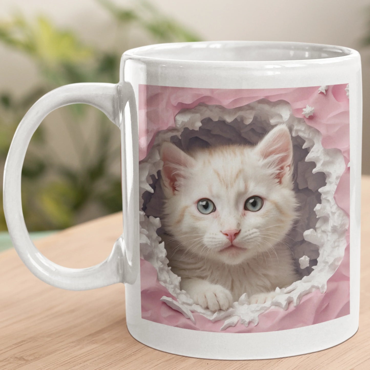 3D CAT MUG IN The Shophaul Designs