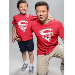 Super Dad Son T-Shirt