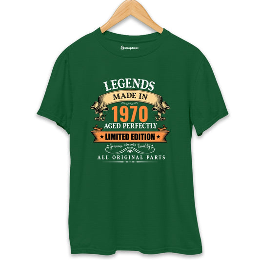 Legends Made in 1970 Birthday T-Shirt