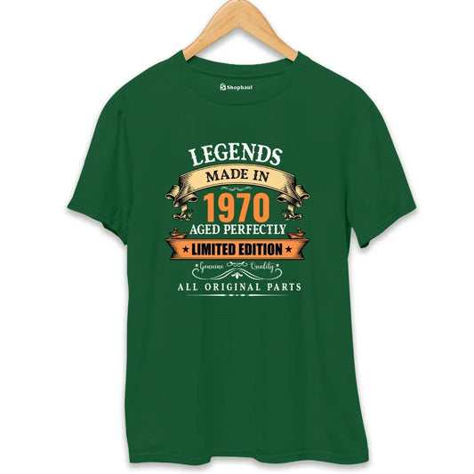 Legends Made in 1970 Birthday T-Shirt