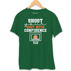 Shoot your Shot with Confidance Basketball T-Shirt