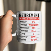 Retirement White Coffee Mug Gift