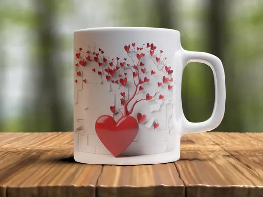 Growing Hearts Valentine Mug
