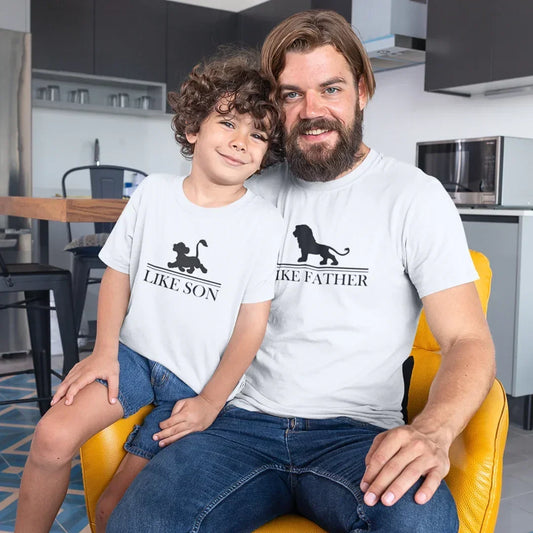 Like Father Like Son Matching T-Shirt combo