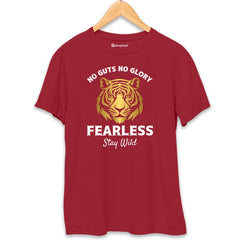 No Guts No Glory Fearless Tiger T-Shirt