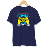 Game Mode Activated Gaming T-Shirt Navy-Blue-XXL