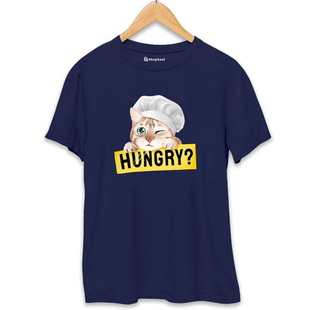 Hungry Cat Cooking T-Shirt