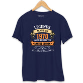 Legends Made in 1970 Birthday T-Shirt
