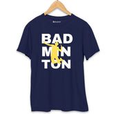 Badminton T-Shirt Navy-Blue-XXL