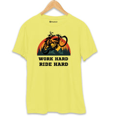 Work Hard Ride Hard Biker T-Shirt