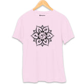 Seven Chakras Yoga T-Shirt Light-Baby-Pink-XXL