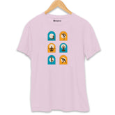 Daily Yoga Asana T-Shirt Light-Baby-Pink-XXL