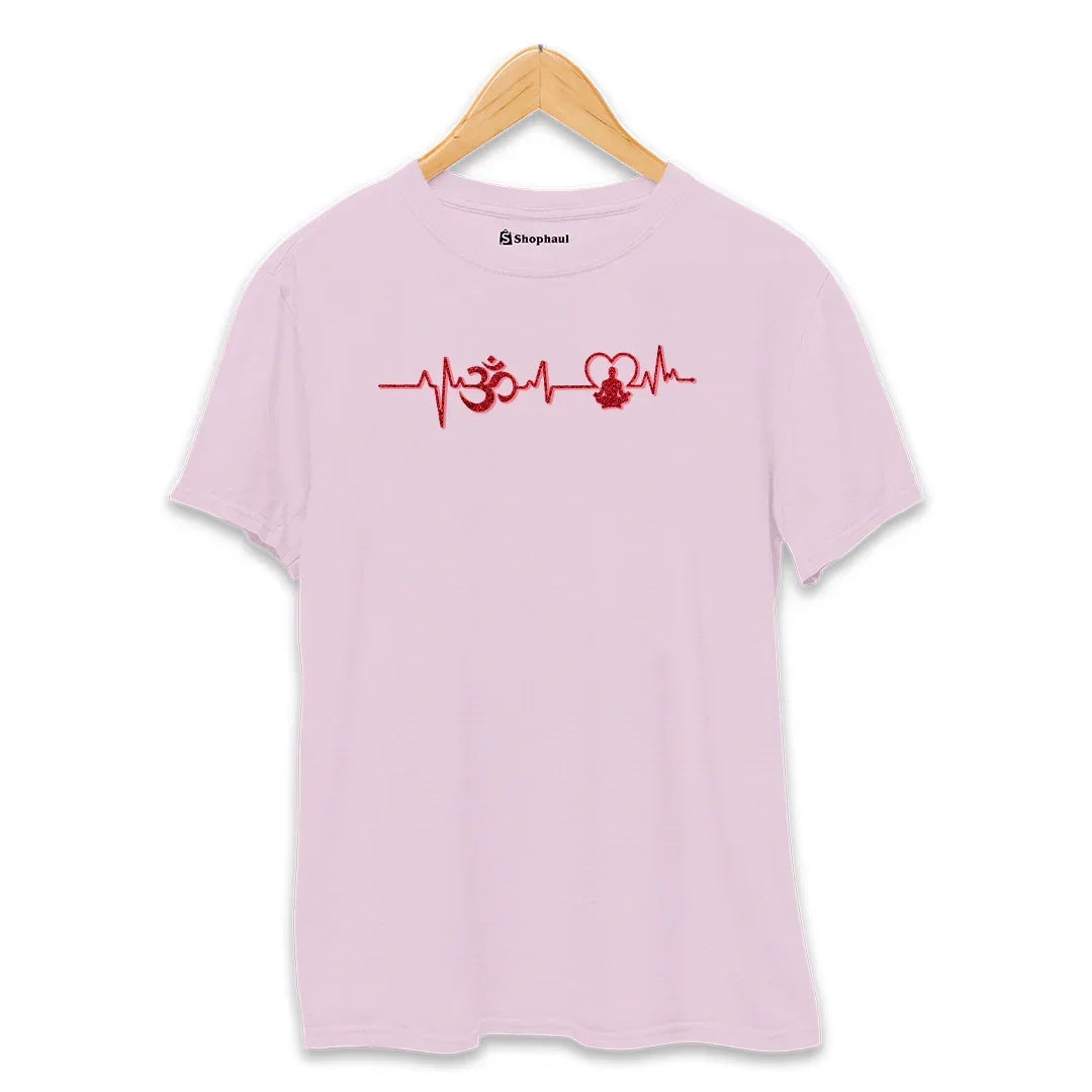 OM Heartbeat Yoga T-Shirt