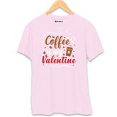 Coffee is My Valentine T-Shirt Light-Baby-Pink-XXL
