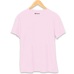 Light Baby Pink Round Neck Plain T-Shirt